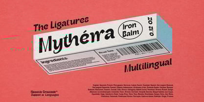 Neostick Crosteks Font Poster 4