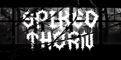Thornhood Font Poster 3