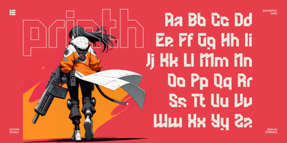 Pristh Font Poster 7