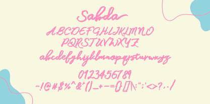 Sebda Font Poster 9