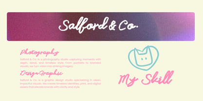 Sebda Font Poster 7