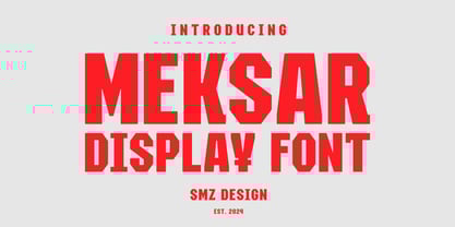 Meksar Font Poster 1