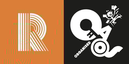 Dazzle Font Poster 4