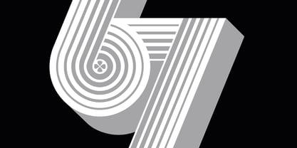 Dazzle Font Poster 7