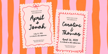 Absolutely Darling Font Poster 4