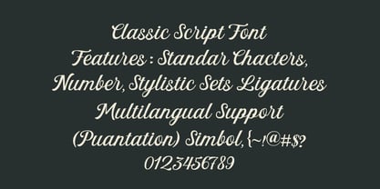 Hiclent Script Font Poster 7