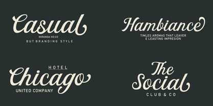 Hiclent Script Font Poster 2