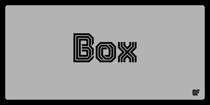 Box Font Poster 1