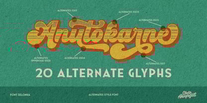 Zelonka Font Poster 2