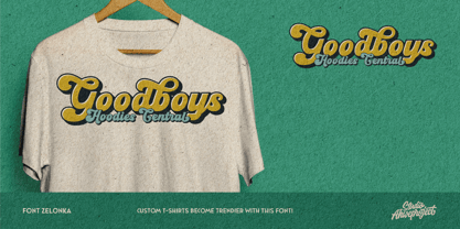 Zelonka Font Poster 4