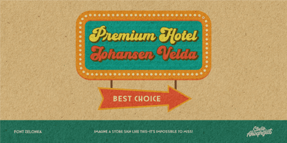 Zelonka Font Poster 11