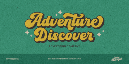 Zelonka Font Poster 10