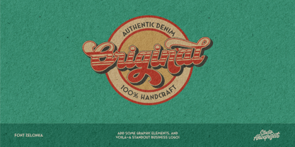 Zelonka Font Poster 5