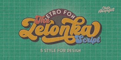 Zelonka Font Poster 1