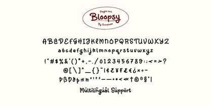 Bloopsy Font Poster 13