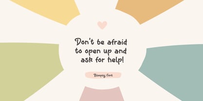 Bloopsy Font Poster 5