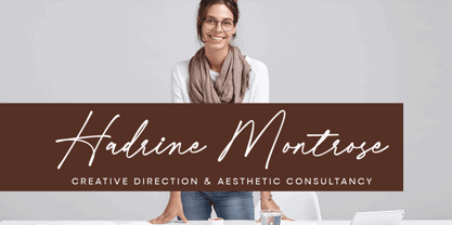 Aurora Gradient Font Poster 10