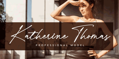 Aurora Gradient Font Poster 8