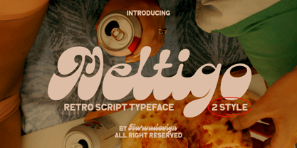 Meltigo Font Poster 1