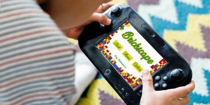 Brick Flash Font Poster 4