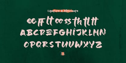 Jinsei Textured Font Poster 12