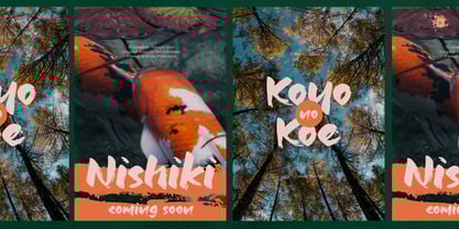 Jinsei Textured Font Poster 6