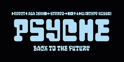 Cyberdelic Font Poster 4