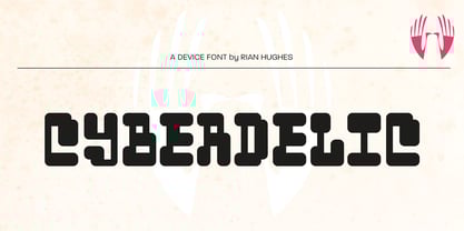 Cyberdelic Font Poster 6