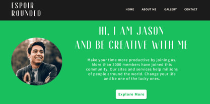 Espoir Rounded Font Poster 3