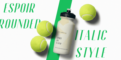 Espoir Rounded Font Poster 5