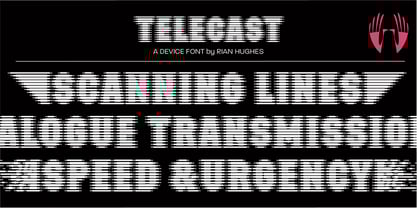 Telecast Font Poster 1