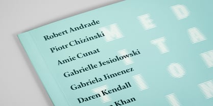 Telecast Font Poster 3