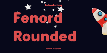 Fenord Rounded Font Poster 1