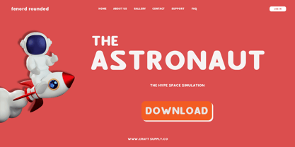 Fenord Rounded Font Poster 3