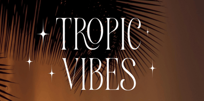 Pearl Tropical Font Poster 5