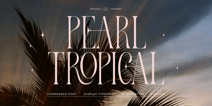 Pearl Tropical Font Poster 1