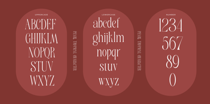 Pearl Tropical Font Poster 8