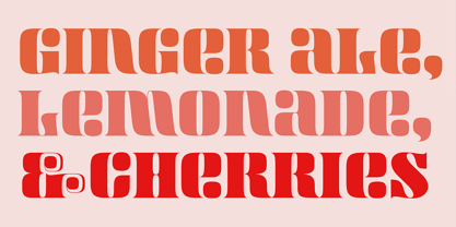 Maraschino Font Poster 9