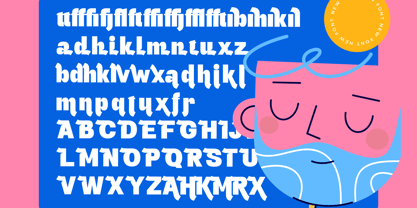 Twilight Blash Font Poster 15