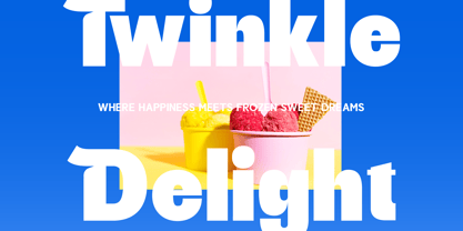 Twilight Blash Font Poster 4