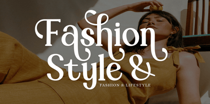 Bright Elegance Font Poster 5