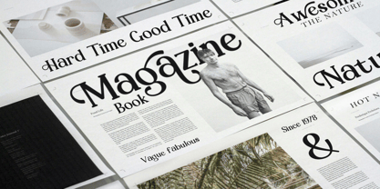 Bright Elegance Font Poster 8