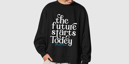 Bright Elegance Font Poster 4