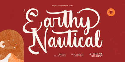 Earthy Nautical Font Poster 1