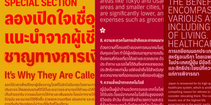 Aaux Pro Thai Condensed Font Poster 2
