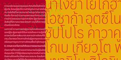 Aaux Pro Thai Condensed Font Poster 5