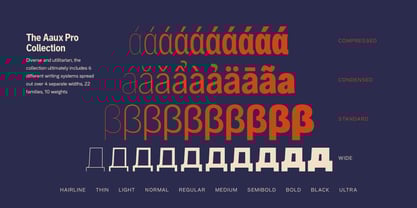Aaux Pro Pan European Wide Font Poster 3