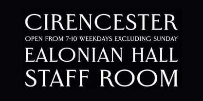 Worthington Arcade Font Poster 4