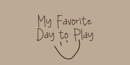 Back Boys Handwritten Font Poster 8