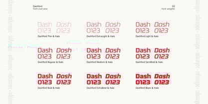 Dashford Font Poster 3